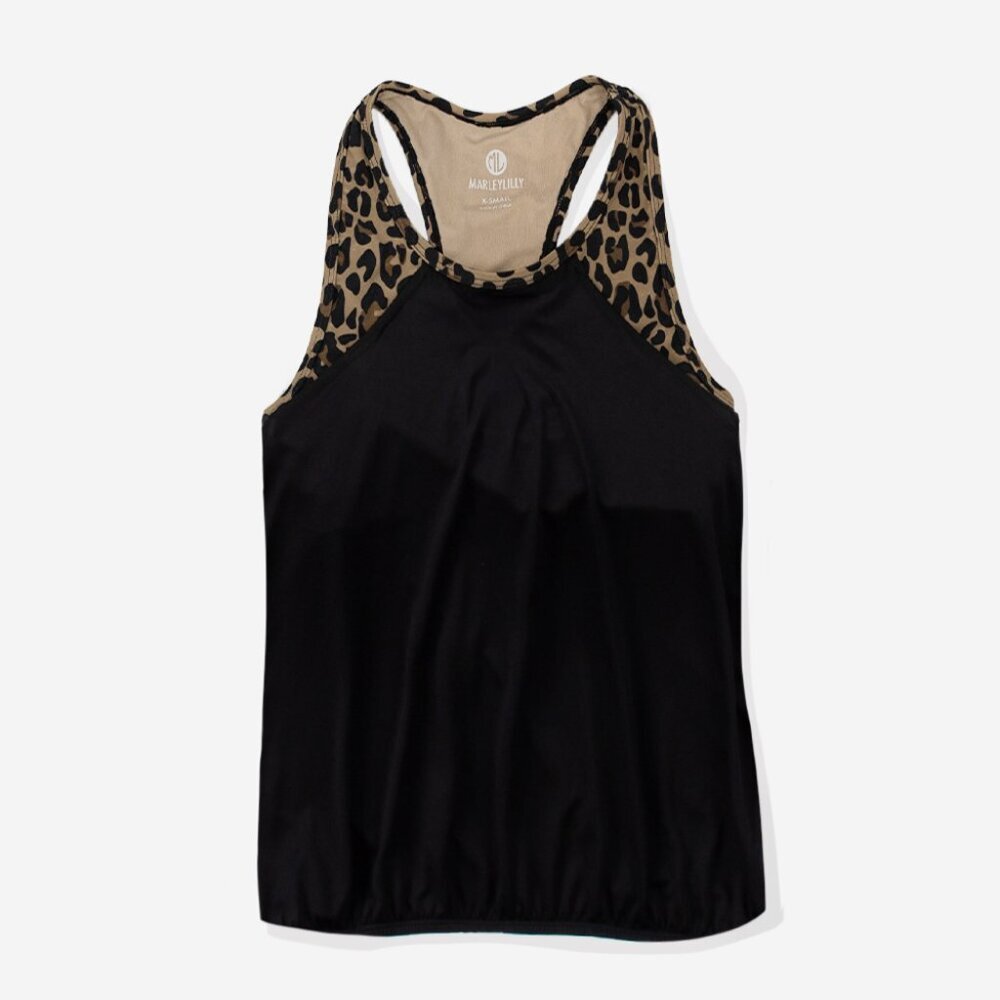 Leopard Print Women's Tankini